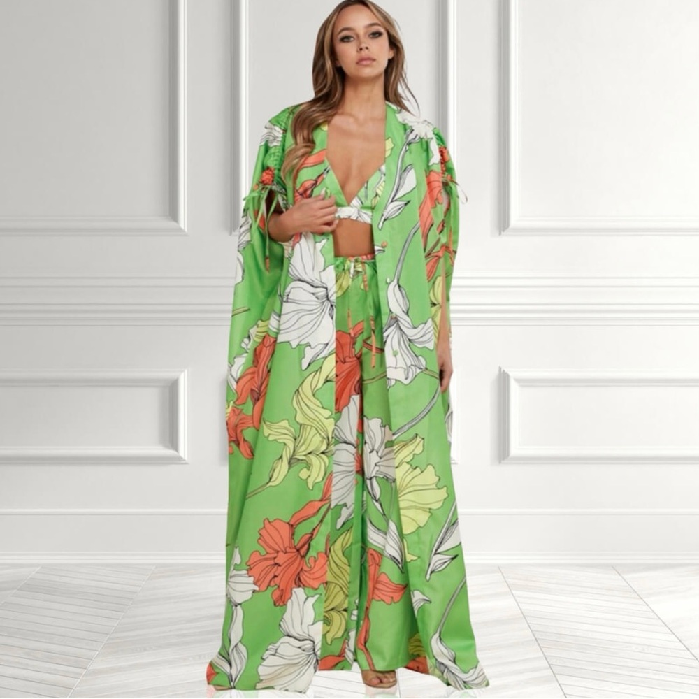 Spring Blossoms 3-Piece Lounge Set